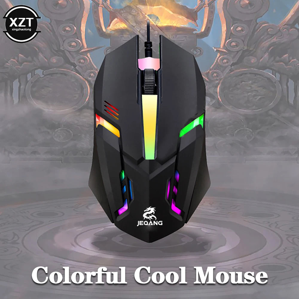 USB Wired Mini Gaming Mouse 1000 DPI Optical 3 Button RGB USB Wired Mouse Mice For PC Desktop Laptop Computer Gamer