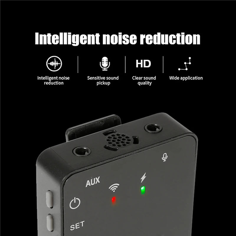 Audio Wireless Lavalier Microphone for GO PRO II Camera Interview Live Recording for IPhone Xiaomi Mobilephone PC DSLR Camera
