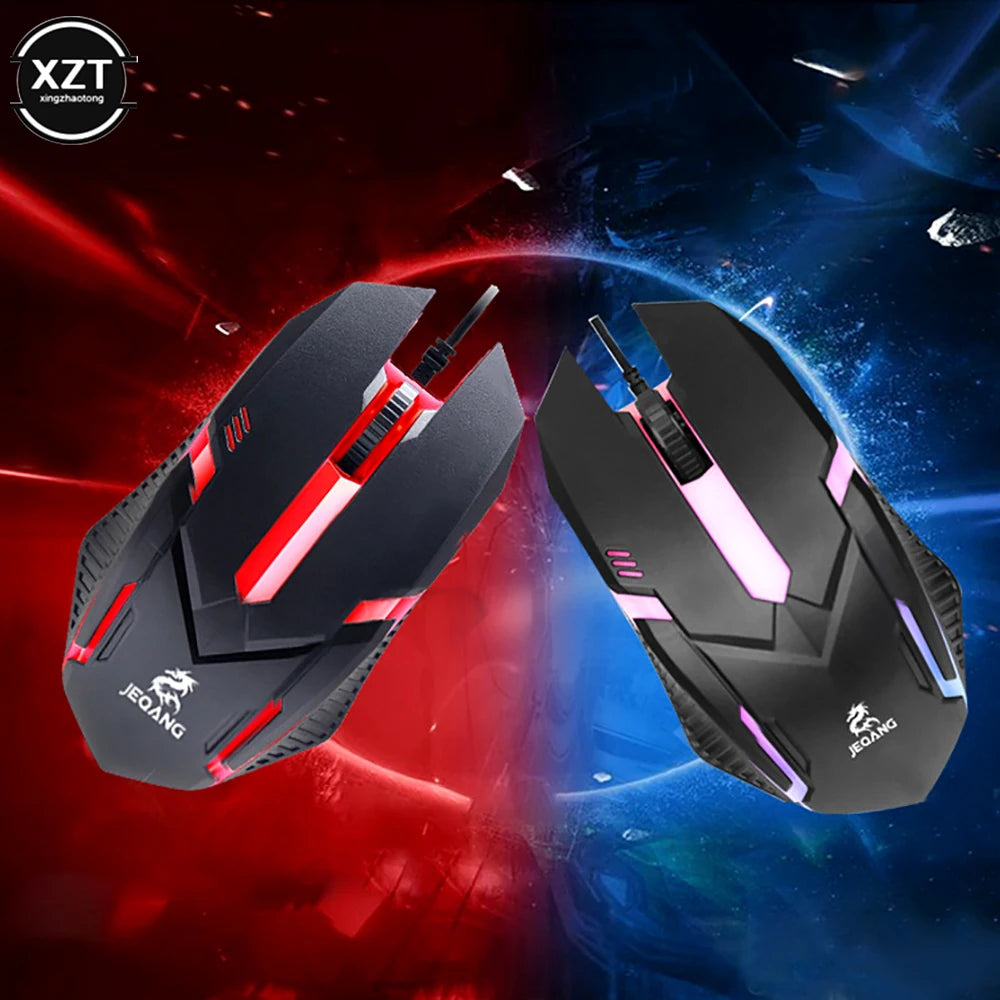 USB Wired Mini Gaming Mouse 1000 DPI Optical 3 Button RGB USB Wired Mouse Mice For PC Desktop Laptop Computer Gamer