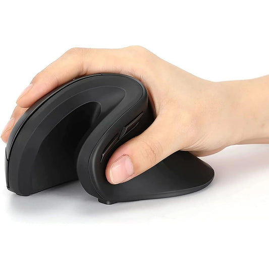 Bluetooth Ergonomic Mouse for Laptop PC Macbook Desktop Cellphone 2.4G Vertical Optical Silent Wireless Adjustable DPI Mice